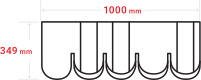 Гибкая черепица Shinglas Атлантика Схема